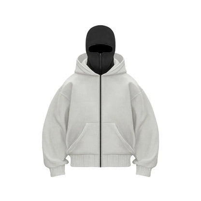 Fleece-lined Double Hooded Sweater